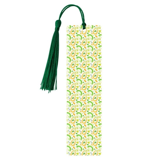 Kdxio St Patrick's Day1 Print Metal Tassel Bookmarks,Perfect Gift for Art Lovers and Bookworms Metal Bookmarks for Women