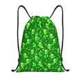 thumbnail image 1 of Kdxio St Patrick's Day2 Print Drawstring Backpack Bag,Waterproof Draw String Back Sack, Gym Drawstring Bags Swim Bag For Unisex, 1 of 9