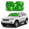 thumbnail image 1 of Kdxio St Patrick's Day2 Print Windshield Sun Shade, Foldable Sun Blocker for Car,Truck,SUV Automotive Interior Sun Protection,Reflective Shade for Front Windshield(Medium), 1 of 7