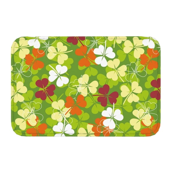 Kdxio St. Patrick's Day3,16" x 24", Non-Slip Front Door Mats,Outdoor Welcome Mat Washable