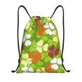 thumbnail image 1 of Kdxio St. Patrick's Day3 Print Drawstring Backpack Bag,Waterproof Draw String Back Sack, Gym Drawstring Bags Swim Bag For Unisex, 1 of 1