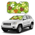 thumbnail image 1 of Kdxio St. Patrick's Day3 Print Windshield Sun Shade, Foldable Sun Blocker for Car,Truck,SUV Automotive Interior Sun Protection,Reflective Shade for Front Windshield(Medium), 1 of 7