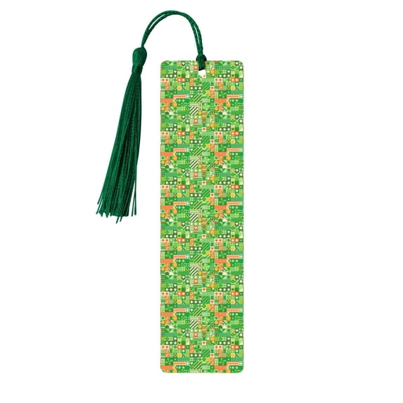 Kdxio St Patrick's Day6 Print Metal Tassel Bookmarks,Perfect Gift for Art Lovers and Bookworms Metal Bookmarks for Women