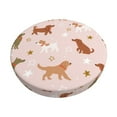 thumbnail image 1 of Kdxio Star Cute Dog Print Stool Covers Round,Stretch Round Bar Stool Covers Washable Bar Stool Cushion Slipcover for 12-15 Inch Chair, 1 of 7