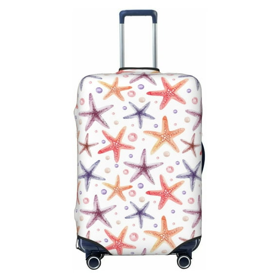Kdxio Starfish 1 Pattern Luggage Cover for Travel,Elastic and Durable,Fits 18-32 Inch,Anti-Scratch Suitcase Protector-No luggage included
