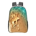 thumbnail image 1 of Kdxio Starfish And Seashell 1 Clear Backpack, Transparent Bookbag for School for Women Men, Capacity Clear Bag for College, Travel, 1 of 7