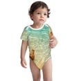 thumbnail image 1 of Kdxio Starfish And Seashell On The Beach Pattern Unisex Baby Cotton Short Sleeve Bodysuits-6 Months, 1 of 5
