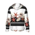 thumbnail image 1 of Kdxio Starfishes Shells Print Women Men Sun Protection UPF 50+ Jackets Zip Up Long Sleeve Hoodie Hiking Lightweight with Pockets, 1 of 7