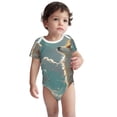 thumbnail image 1 of Kdxio Starry Sky Cloud Fox Pattern Unisex Baby Cotton Short Sleeve Bodysuits-12 Months, 1 of 5
