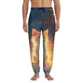 thumbnail image 1 of Kdxio Starry Sky Constellation Cat Pattern Joggers,Sweatpants for Men with Pockets-Medium, 1 of 5