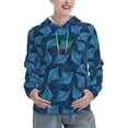 thumbnail image 1 of Kdxio Stingray Print Womens Oversized Hoodies Sweatshirts Hooded Pullover Tops Sweaters Casual-Large, 1 of 7