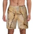 thumbnail image 1 of Kdxio Stone Print Men'S Swim Trunks With Compression Liner 7 Inch Inseam Quick Dry Swim Shorts, 1 of 7