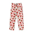 thumbnail image 1 of Kdxio Strawberries Print Men's Sleep Pajama Pant Lounge Pants with Pockets, 1 of 8