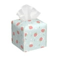 thumbnail image 1 of Kdxio Strawberry Print Tissue Box Cover,Square Decorative PU Leather Facial Paper Case Organizer Holder Dispenser for Bathroom,Night Stands,Desk,Car 5.2''X5.2''X5.2'', 1 of 1