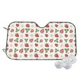 thumbnail image 1 of Kdxio Strawberry Print Windshield Sun Shade,UV Rays and Sun Heat Protection,Sunshade for Car Windshield,Car Shade Front Windshield - Medium, 1 of 6