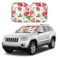thumbnail image 1 of Kdxio Strawberry1 Print Windshield Sun Shade, Foldable Sun Blocker for Car,Truck,SUV Automotive Interior Sun Protection,Reflective Shade for Front Windshield(Small), 1 of 7