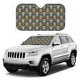 thumbnail image 1 of Kdxio Sugar Skulls Print Windshield Sun Shade, Foldable Sun Blocker for Car,Truck,SUV Automotive Interior Sun Protection,Reflective Shade for Front Windshield(), 1 of 6