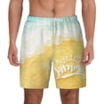 thumbnail image 1 of Kdxio Summer Beach Print Men'S Swim Trunks With Compression Liner 7 Inch Inseam Quick Dry Swim Shorts, 1 of 7