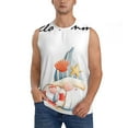 thumbnail image 1 of Kdxio Summer Gnome for Men's Muscle T-shirt,Sleeveless for Workout Running Athletic Gym Lounge Casual, 1 of 1