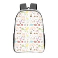 thumbnail image 1 of Kdxio Summer Rabbit Clear Backpack, Transparent Bookbag for School for Women Men, Capacity Clear Bag for College, Travel, 1 of 7
