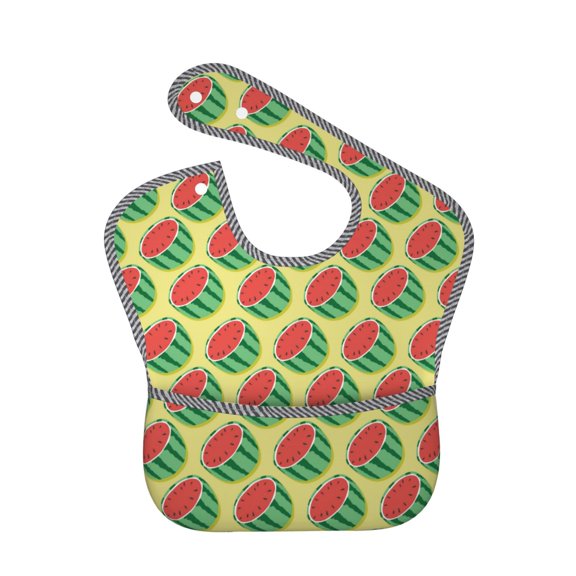 Kdxio Summer Watermelon Bibs For Babies, Baby Bibs for Eating, Toddler Bibs, Waterproof Bibs, Feeding Bibs, for Toddlers, Boys, Girls
