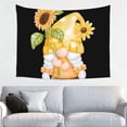thumbnail image 1 of Kdxio Sunflower Gnomes 3 Wall Hanging Tapestries Banner For Bedroom College Dorm Home Living Room Party Decor 29X37 In, 1 of 8