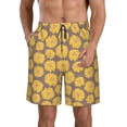 thumbnail image 1 of Kdxio Sunflower Pattern Mens Casual Shorts - Drawstring Summer Beach Sports Shorts for Men, 1 of 9