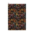 thumbnail image 1 of Kdxio Sunflower Rooster Pattern Golf Towel (24" X 16") with Carabiner Clip - The Convenient Golf Cleaning Towel, 1 of 8