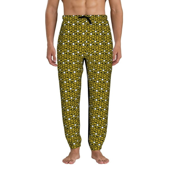 Kdxio Sunflowers 2 Pattern Joggers,Sweatpants for Men with Pockets-Large