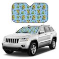 thumbnail image 1 of Kdxio Sunflowers And Bees Print Windshield Sun Shade, Foldable Sun Blocker for Car,Truck,SUV Automotive Interior Sun Protection,Reflective Shade for Front Windshield(), 1 of 6