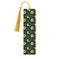 thumbnail image 1 of Kdxio Sunflowers And Blue Flower Print Metal Tassel Bookmarks,Perfect Gift for Art Lovers and Bookworms Metal Bookmarks for Women, 1 of 8