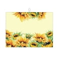 thumbnail image 1 of Kdxio Sunflowers On A Yellow Background for Dish Drying Mat,24*18 inch Absorbent Dish Drainer Kitchen Counter,Large Size Dish Drying Pad for Countertops,Draining Racks, 1 of 9