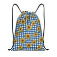 thumbnail image 1 of Kdxio Sunflowers Print Drawstring Backpack Bag,Waterproof Draw String Back Sack, Gym Drawstring Bags Swim Bag For Unisex, 1 of 9