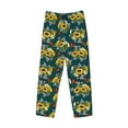 thumbnail image 1 of Kdxio Sunflowers Print Men's Sleep Pajama Pant Lounge Pants with Pockets, 1 of 8