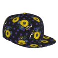 thumbnail image 1 of Kdxio Sunflowers Print Snapback Hat for Men Women,Adjustable Baseball Cap, 1 of 7