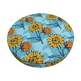 thumbnail image 1 of Kdxio Sunflowers Print Stool Covers Round,Stretch Round Bar Stool Covers Washable Bar Stool Cushion Slipcover for 12-15 Inch Chair, 1 of 7