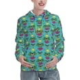 thumbnail image 1 of Kdxio Sunmmer Cat Print Womens Oversized Hoodies Sweatshirts Hooded Pullover Tops Sweaters Casual-Small, 1 of 7