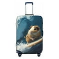 thumbnail image 1 of Kdxio Surfing Guinea Pig Pattern Luggage Cover for Travel,Elastic and Durable,Fits 18-32 Inch,Anti-Scratch Suitcase Protector-No luggage included, 1 of 5