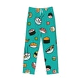 thumbnail image 1 of Kdxio Sushi Print Men's Sleep Pajama Pant Lounge Pants with Pockets, 1 of 8