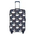 thumbnail image 1 of Kdxio Swan And Flowers1 Pattern Luggage Cover for Travel,Elastic and Durable,Fits 18-32 Inch,Anti-Scratch Suitcase Protector-No luggage included, 1 of 5
