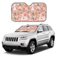 thumbnail image 1 of Kdxio Swan And Flowers3 Print Windshield Sun Shade, Foldable Sun Blocker for Car,Truck,SUV Automotive Interior Sun Protection,Reflective Shade for Front Windshield(Medium), 1 of 6