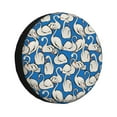 thumbnail image 1 of Kdxio Swan Birds for Tire Cover Wheel Protectors Tyre Covers Weatherproof Wheel Covers Universal Fit for Trailer Rv SUV Truck Camper Travel Trailers 14 inch, 1 of 5