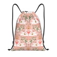 thumbnail image 1 of Kdxio Swan Couple Print Drawstring Backpack Bag,Waterproof Draw String Back Sack, Gym Drawstring Bags Swim Bag For Unisex, 1 of 5