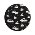 thumbnail image 1 of Kdxio Swan And Dragonflies for Tire Cover Wheel Protectors Tyre Covers Weatherproof Wheel Covers Universal Fit for Trailer Rv SUV Truck Camper Travel Trailers 14 inch, 1 of 5