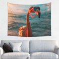 thumbnail image 1 of Kdxio Swimming Goggled Flamingo Wall Hanging Tapestries Banner For Bedroom College Dorm Home Living Room Party Decor 29X37 In, 1 of 8