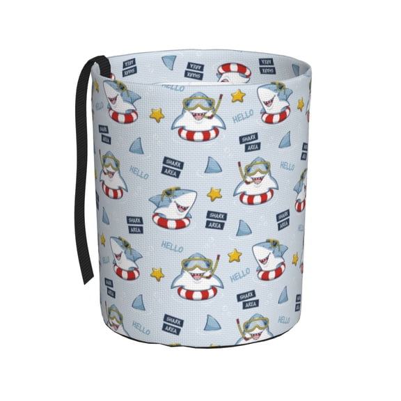 Kdxio Swimming Shark Car Trash Can Garbage Car Accessories Trash Can Car Waste Bin for for Driver and Passenger Any Vehicle