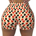 thumbnail image 1 of Kdxio Table Tennis Rackets Print Workout Shorts for Women Seamless Soft Smooth Gym Yoga Scrunch Active Shorts, 1 of 5
