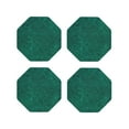 thumbnail image 1 of Kdxio Teal Marble Funny Coasters,4 Pcs Leather Coasters,Housewarming Gifts,Protect Furniture from Water Marks Scratch and Damage, 1 of 1