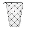 thumbnail image 1 of Kdxio Telescopic Pencil Bag Pen Holder Stationery Case,Stand-up Retractable Transformer Bag Organizer for Christmas Holiday(Black Rabbit), 1 of 6