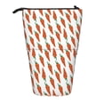 thumbnail image 1 of Kdxio Telescopic Pencil Bag Pen Holder Stationery Case,Stand-up Retractable Transformer Bag Organizer for Christmas Holiday(Carrot), 1 of 6